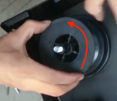 Place The Spool In The Goplus Welder