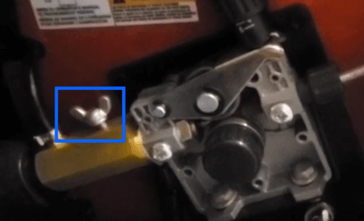 Thumb Screw Inside Lincoln 140