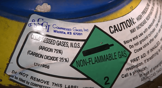 75/25 Shielding Gas Bottle