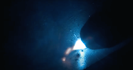 Close Up MIG Welding Stainless Steel With C25