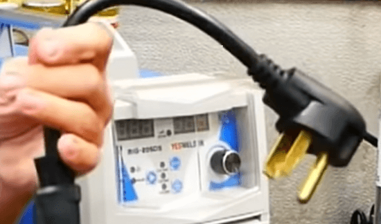 MIG 205 DS 110 to 220v Adaptor